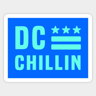 DC CHILLIN (Teal) Magnet